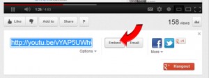 Add a YouTube video to your website