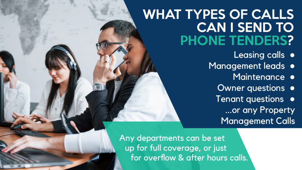 Property Management call center types of calls we handle
